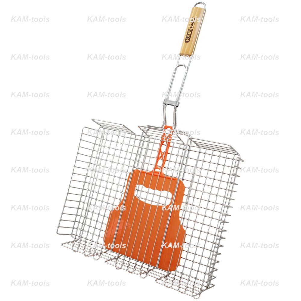 Решетка-гриль KAM-tools 400х300х70 мм + веер Решетка-гриль KAM-tools 400х300х70 мм + веер