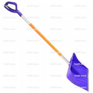 Лопата снеговая 530*380 с ручкой KAM-tools цветная Лопата снеговая 530*380 с ручкой KAM-tools цветная