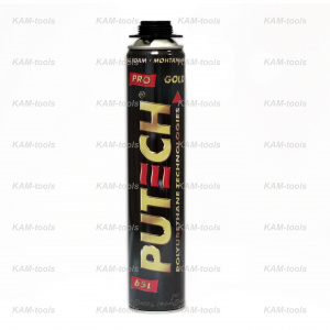 Пена монтажная "PUTECH" GOLD 850 мл профессиональная Пена монтажная "PUTECH" GOLD 850 мл профессиональная