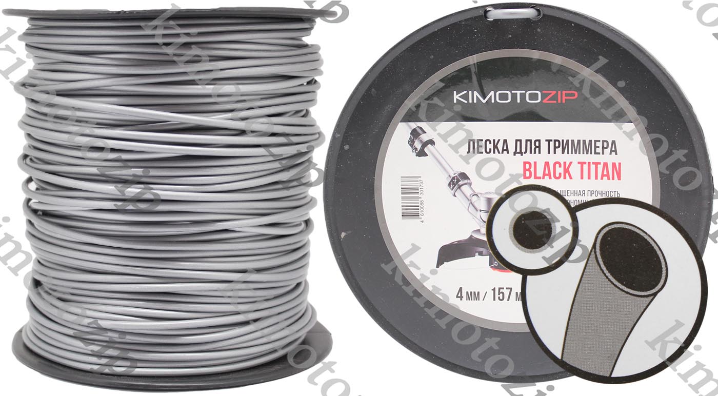 Леска для триммеров Black Titan R 4/157 круг Леска для триммеров Black Titan R 4/157 круг