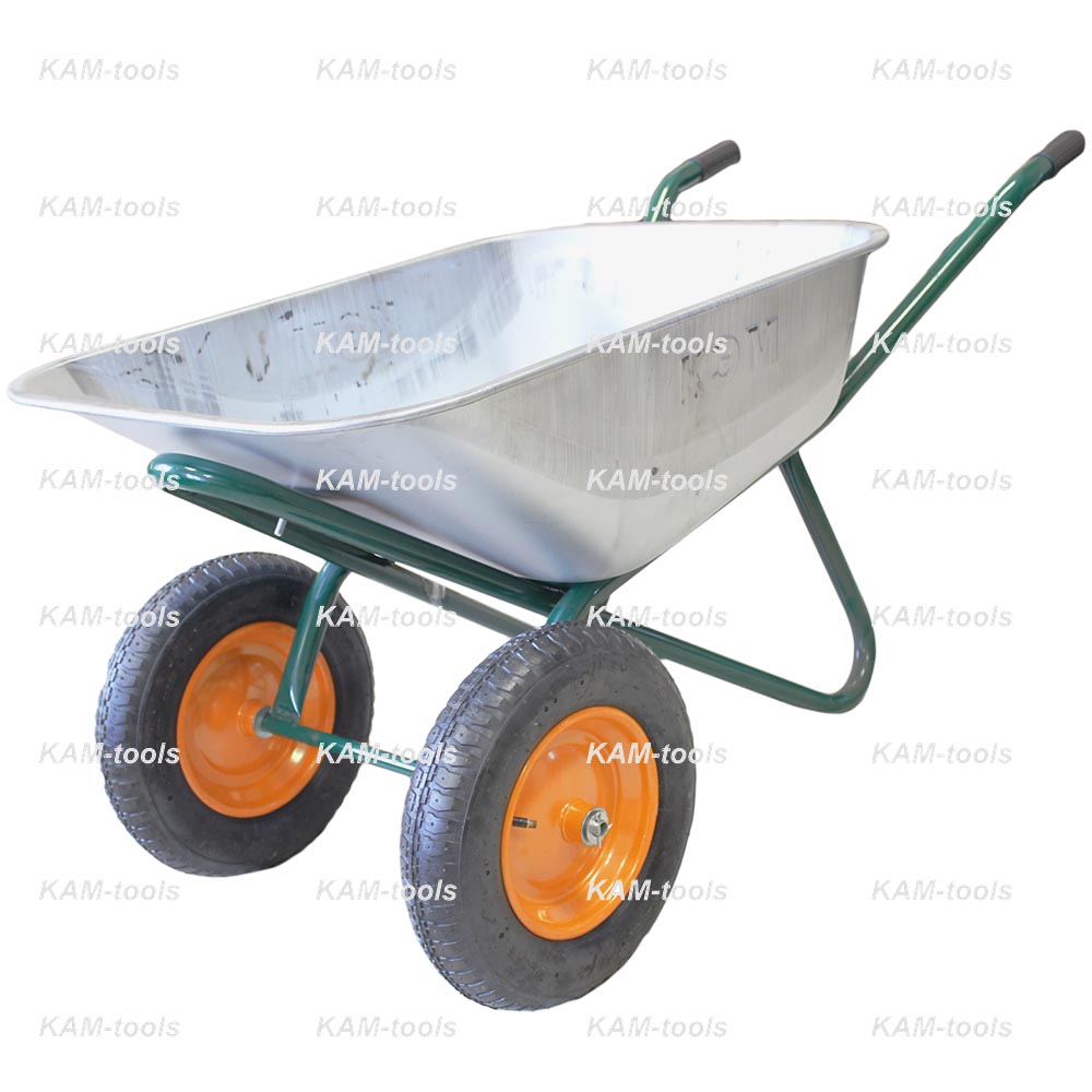 Тачка строительная WB 5009S 2-х кол (100 л. оц. надувн) Тачка строительная WB 5009S 2-х кол (100 л. оц. надувн)
