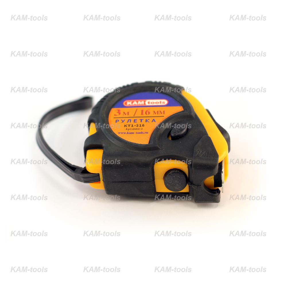 Рулетка обрез. КТ1- 316 3 м. KAM-tools Рулетка обрез. КТ1- 316 3 м. KAM-tools