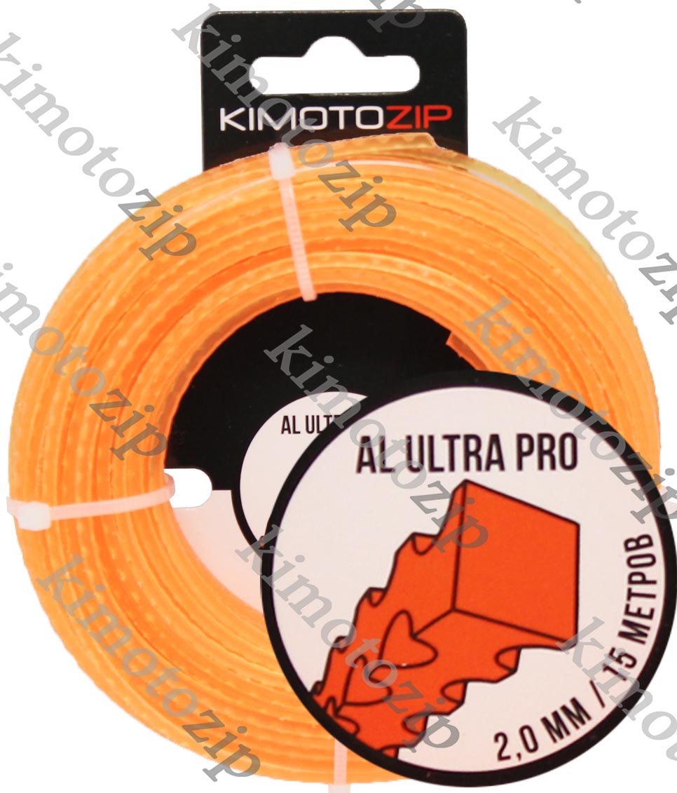 Леска для триммеров AL Ultra pro 2/15м зубчатая Леска для триммеров AL Ultra pro 2/15м зубчатая