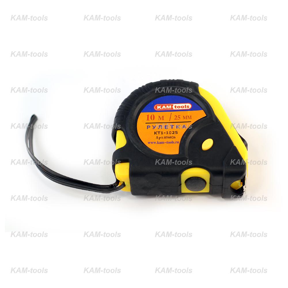 Рулетка обрез. КТ1-1025 10 м. KAM-tools